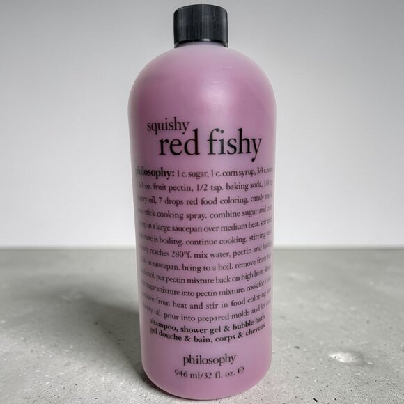 Philosophy Other - Philosophy Squishy Red Fishy Shampoo, Shower Gel & Bubble Bath 32 fl. oz.
